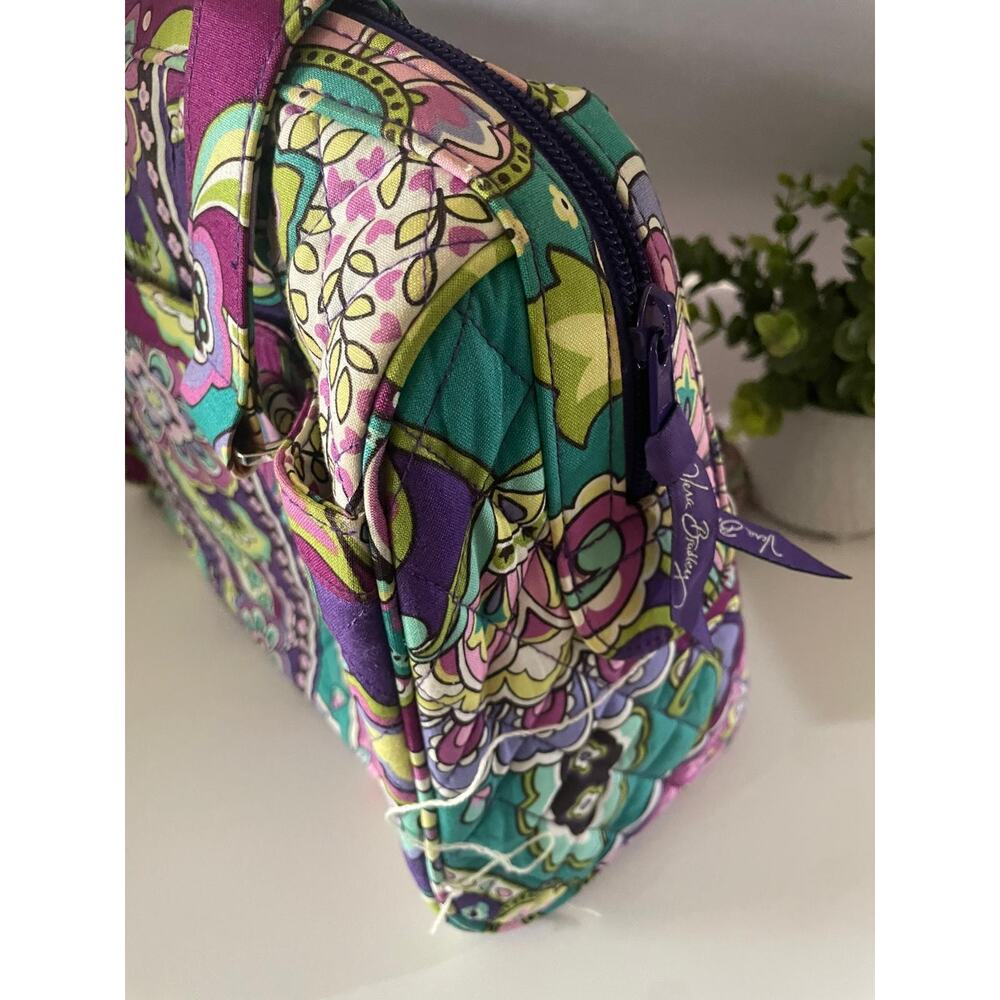 EUC Vera Bradley Glenna Shoulder Bag in Flora - Quilted Cotton Floral Tote - Picture 5 of 11